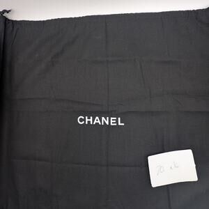 Authentic Black Chanel Dust Bag – 20"Wx16"H for Handbags, Wallets & Accessories